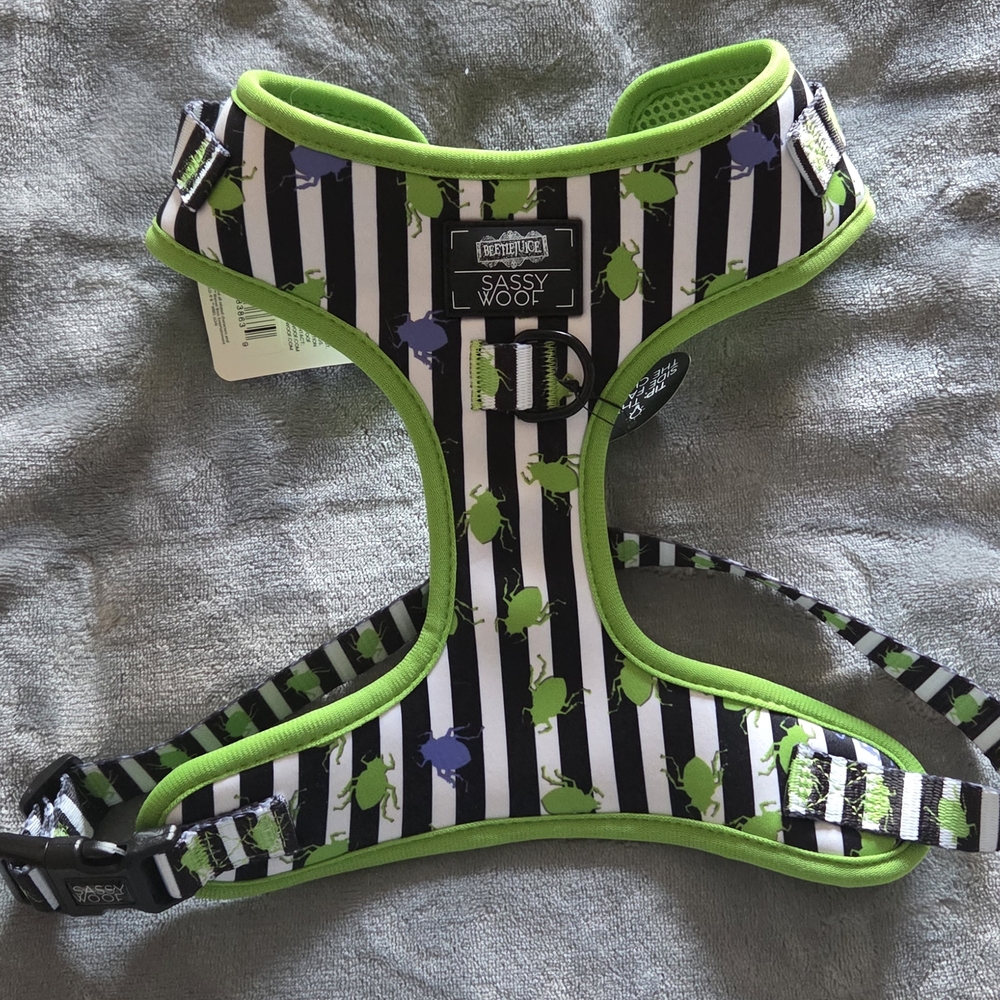 Beetlejuice Dog Harness With Stylish Design